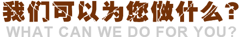 我們可以為您做什么？